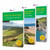 Front covers of the OS Pathfinder guidebook series in the Pathfinder set for South Wales