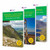 Front covers of the OS Pathfinder guidebook series in the Pathfinder set for North Wales