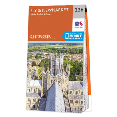 Postcode Map Ely OS Map of Ely & Newmarket | Explorer 226 Map | Ordnance Survey Shop