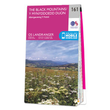 OS Map of The Black Mountains: Landranger 161