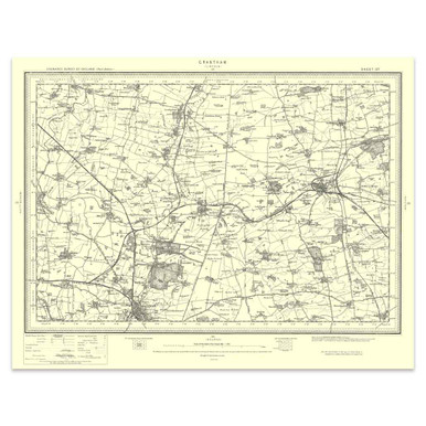 Grantham Postcode Map Grantham 1896-1904 | Ordnance Survey Shop