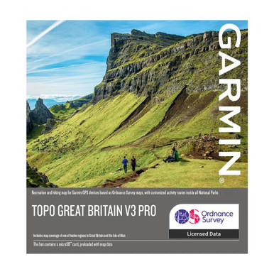 Garmin TOPO Great Britain v3 PRO 1:25K | Ordnance Survey Shop