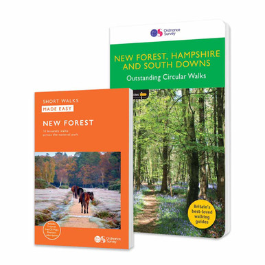 New Forest Walking Guidebook Set - OS Walking Guides