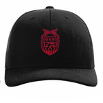 Black 1791 TAT Trucker Hat with red shield logo. Tactical-style headwear for firearms training and community recognition.
