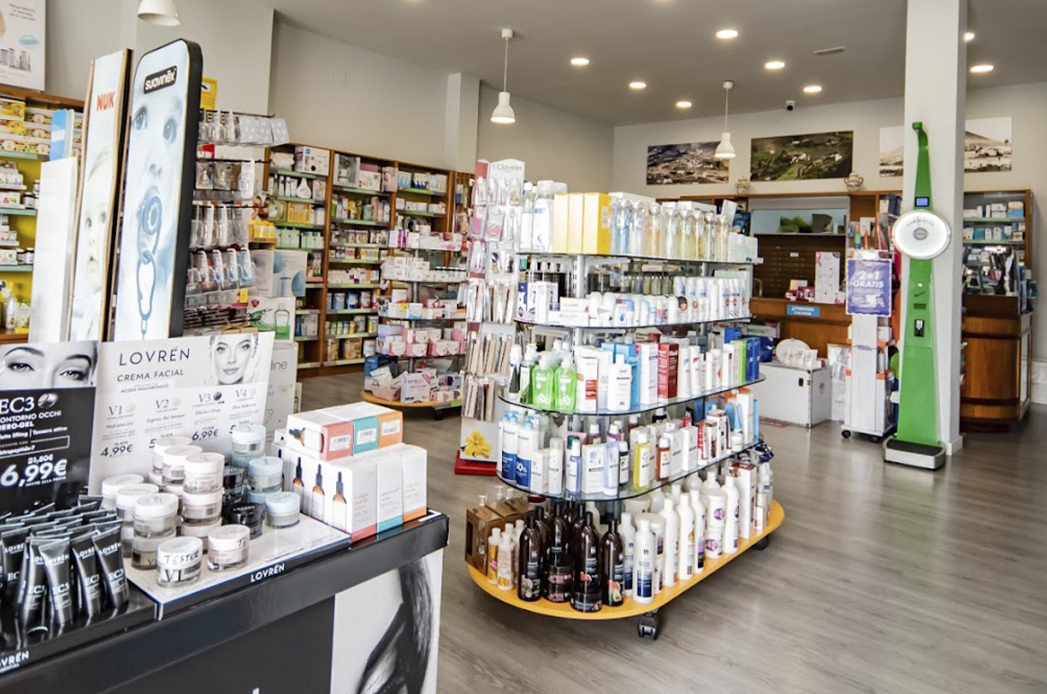 Productos de la Farmacia Los Quintana en Gáldar