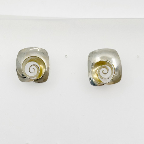 Modernist Sterling silver earrings SKU-992