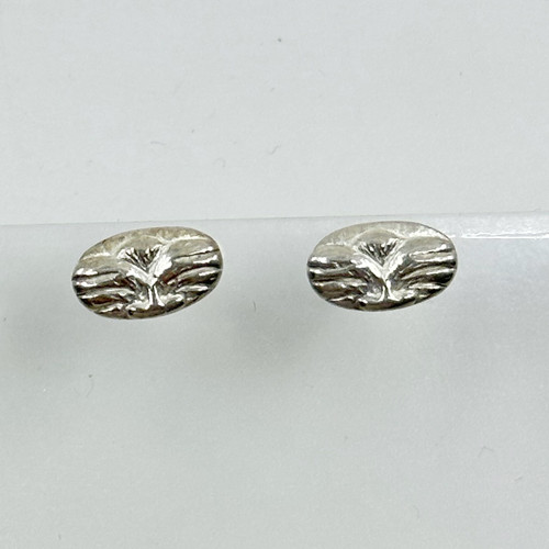 Sterling silver stud earrings SKU-19