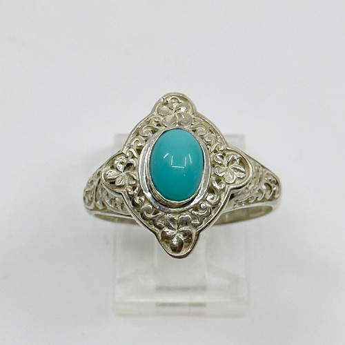 Sterling silver turquoise Ring SKU-1125