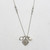 SeidenGang Sterling Silver Quartz & Pearl cherub charm NecklaceSKU-1099