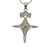 African Sterling silver filigree cross amulet pendant SKU-1160