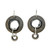 Modernist sterling silver drop earrings SKU-1177