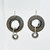 Modernist sterling silver drop earrings SKU-1177