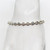 Sterling silver diamond cut heart link bracelet  SKU-1151