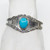 PZ Israel Sterling silver turquoise cuff bracelet  SKU-1170