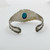 PZ Israel Sterling silver turquoise cuff bracelet  SKU-1170