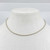 Sterling silver bead chain necklace SKU-1179