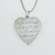 Vintage Sterling silver heart pendant SKU-78