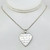 Vintage Sterling silver heart pendant SKU-78