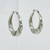 Sterling silver hoop earrings SKU-82