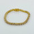 Gold vermeil sterling silver cubic zirconia tennis bracelet SKU-96
