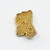 Gold Vermeil sterling silver MHFC brooch SKU-100
