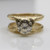 Mid Century 14k gold 2 carat diamond engagement ring SKU-2000