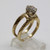 Mid Century 14k gold 2 carat diamond engagement ring SKU-2000