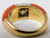 Vintage Italian 18k gold coral &  diamond ring  SKU-5205