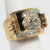 Retro Platinum & 18k gold old European cut diamond ring  SKU-5220