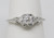 Art Deco 18k white gold  old European cut diamond ring  SKU-5252