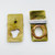 Hand Made sterling silver & brass earrings SKU-1856