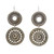 Vintage Rajasthan Sterling silver earrings SKU-835