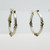 Leonore Doskow 14k gold & sterling silver hoop earrings SKU-801SKU-801