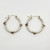 Leonore Doskow 14k gold & sterling silver hoop earrings SKU-801SKU-801