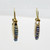 Gold Vermeil sterling silver pearl earrings SKU-802