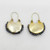 Gold Vermeil sterling silver pearl earrings SKU-802