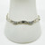 Sterling silver wave link bracelet SKU-1093