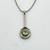 Sterling silver Peridot pendant necklace SKU-1077