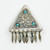 Vintage Israel sterling silver turquoise brooch - pendant SKU-1037