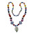 Vintage Chinese Hand painted porcelain bead necklace SKU-1067