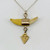 Rajasthan 9k gold tooth pendant SKU-1996