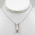 Kupittaan Kulta Finnish 813 silver rose quartz pendant necklace SKU-935