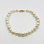 14k Gold cultured pearl bracelet SKU-965