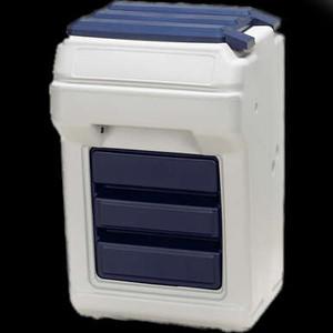 Bergan Aut-O-Dine 25 Pet Feeder Gray / Blue Bergan Aut-O-Dine 25 Pet Feeder Gray / Blue