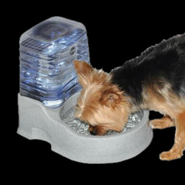 K&H Pet Products Clean Flow Pet Bowl with Reservoir