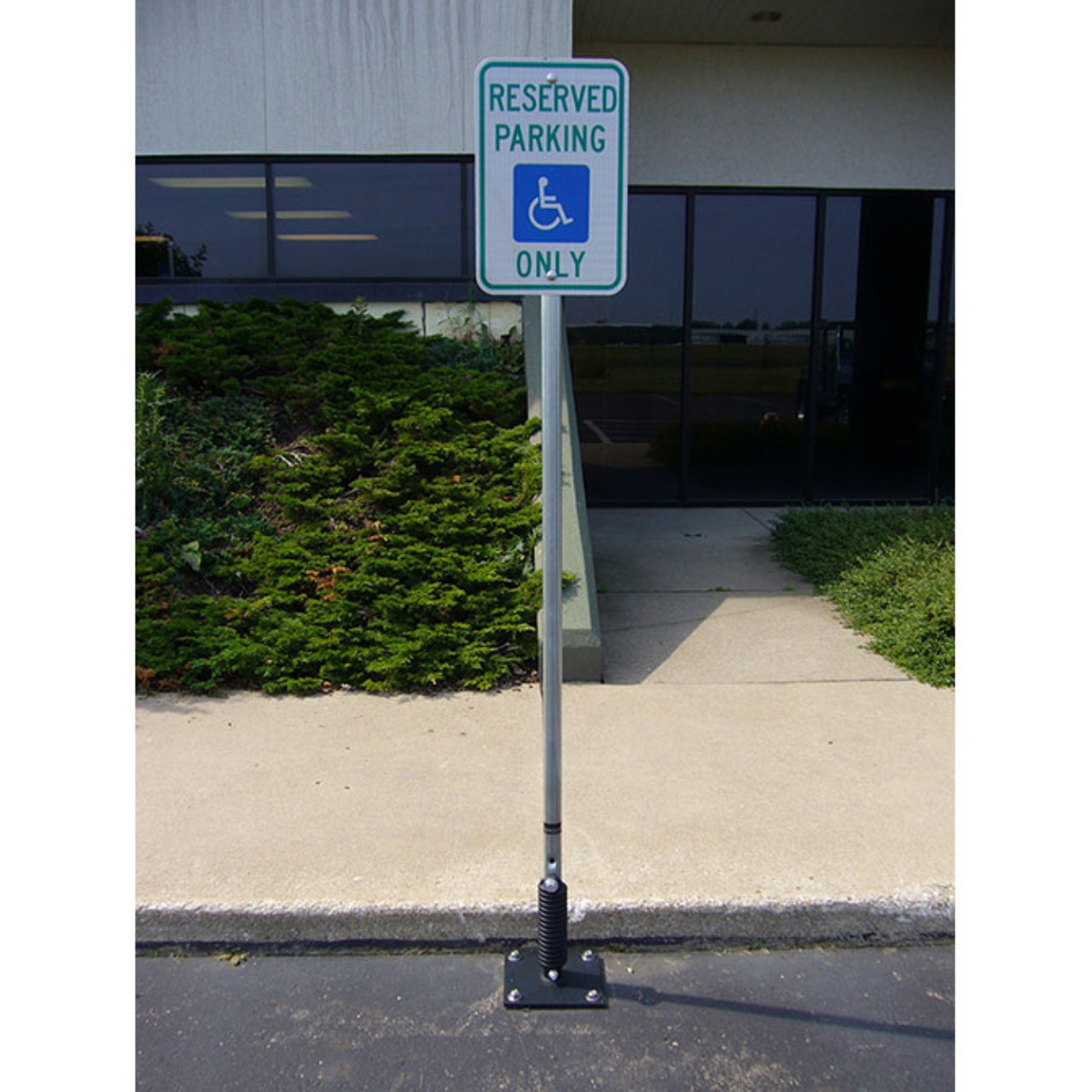 metal sign post square