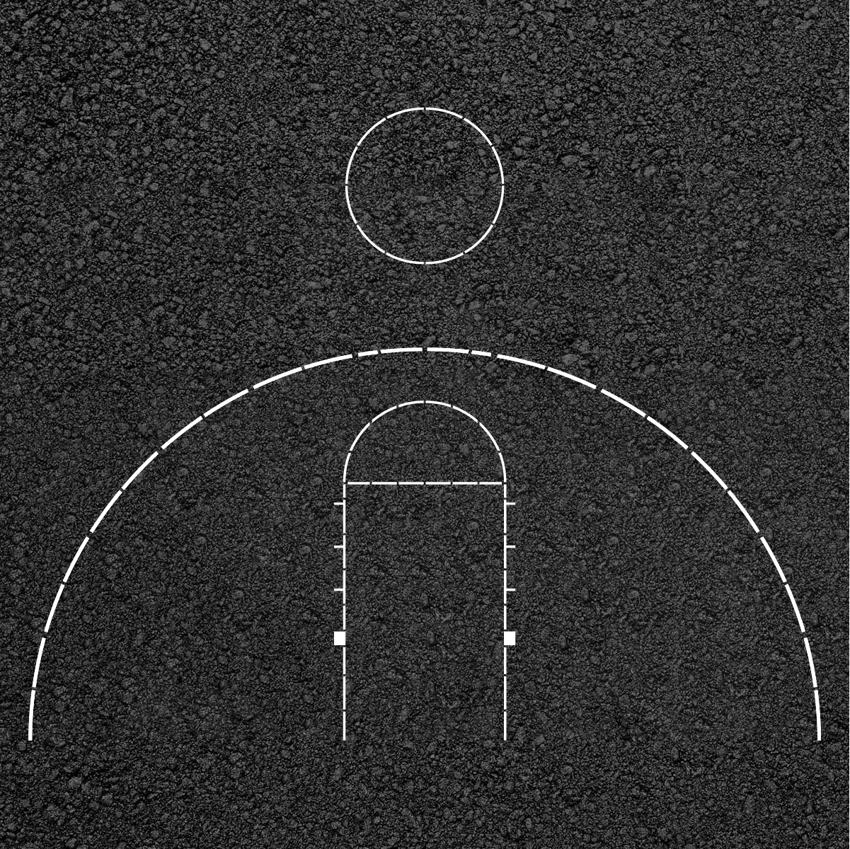 Basketball Court Stencil Kit