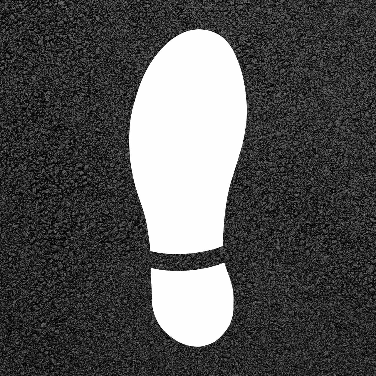 Footprint/ Shoe Print Warehouse Safety Stencil