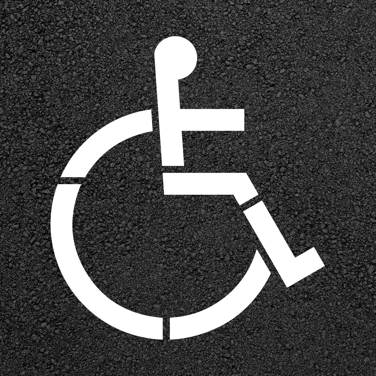 Walmart Handicap Parking Lot Stencil | Stop-Painting.com walmart-handicap-parking-lot-stencil-stop-painting-com