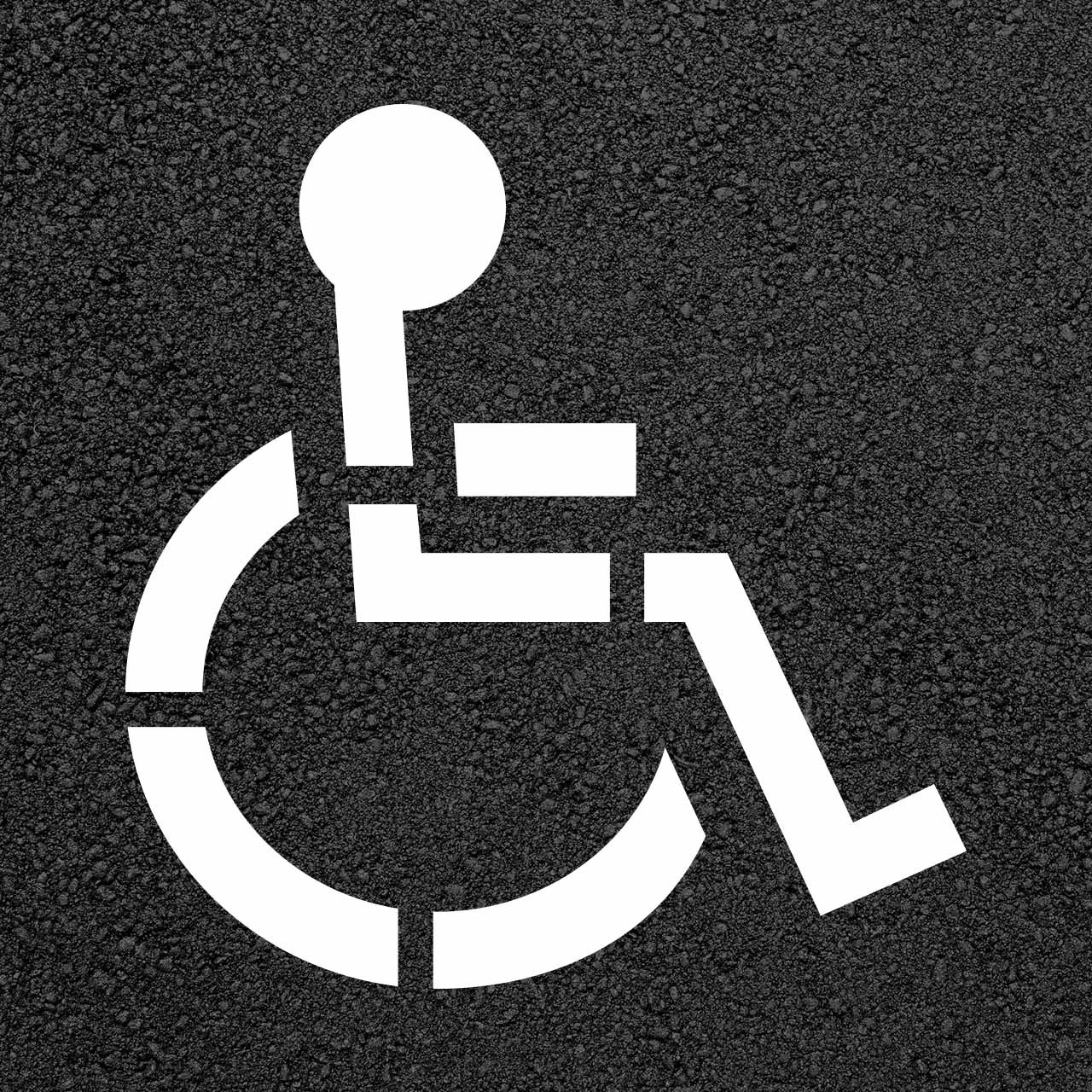 Wheelchair Stencil 21 Stop Painting Com